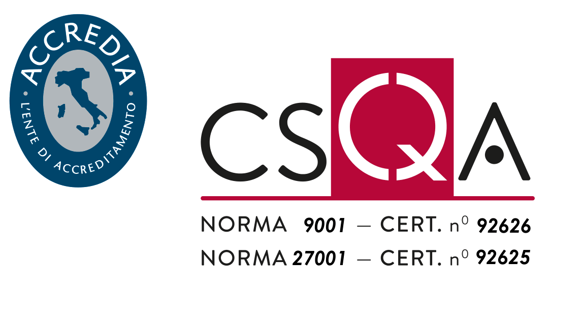 Logo Accredia e CSQA